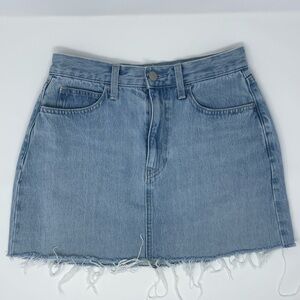 Uniqlo Denim Skirt Light Blue